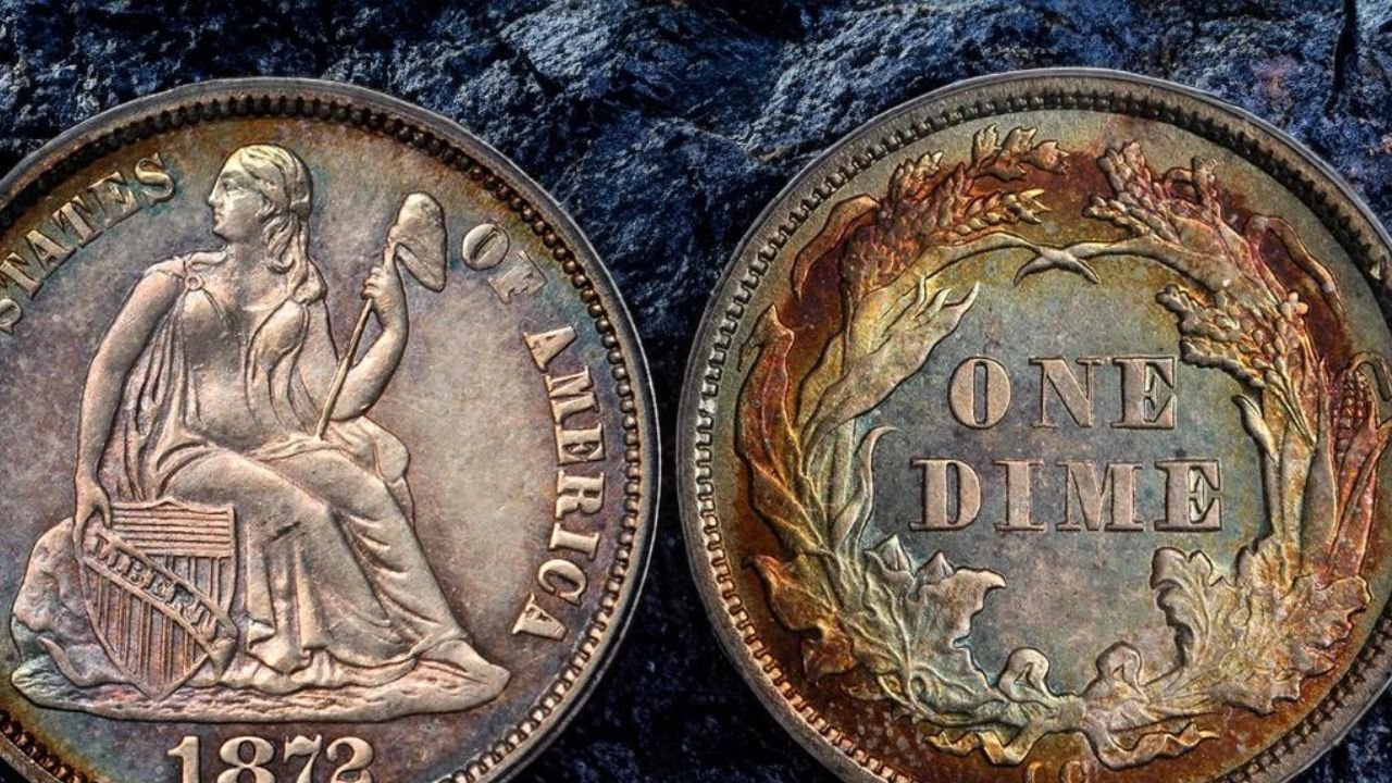 1872 CC Liberty Seated Dime
