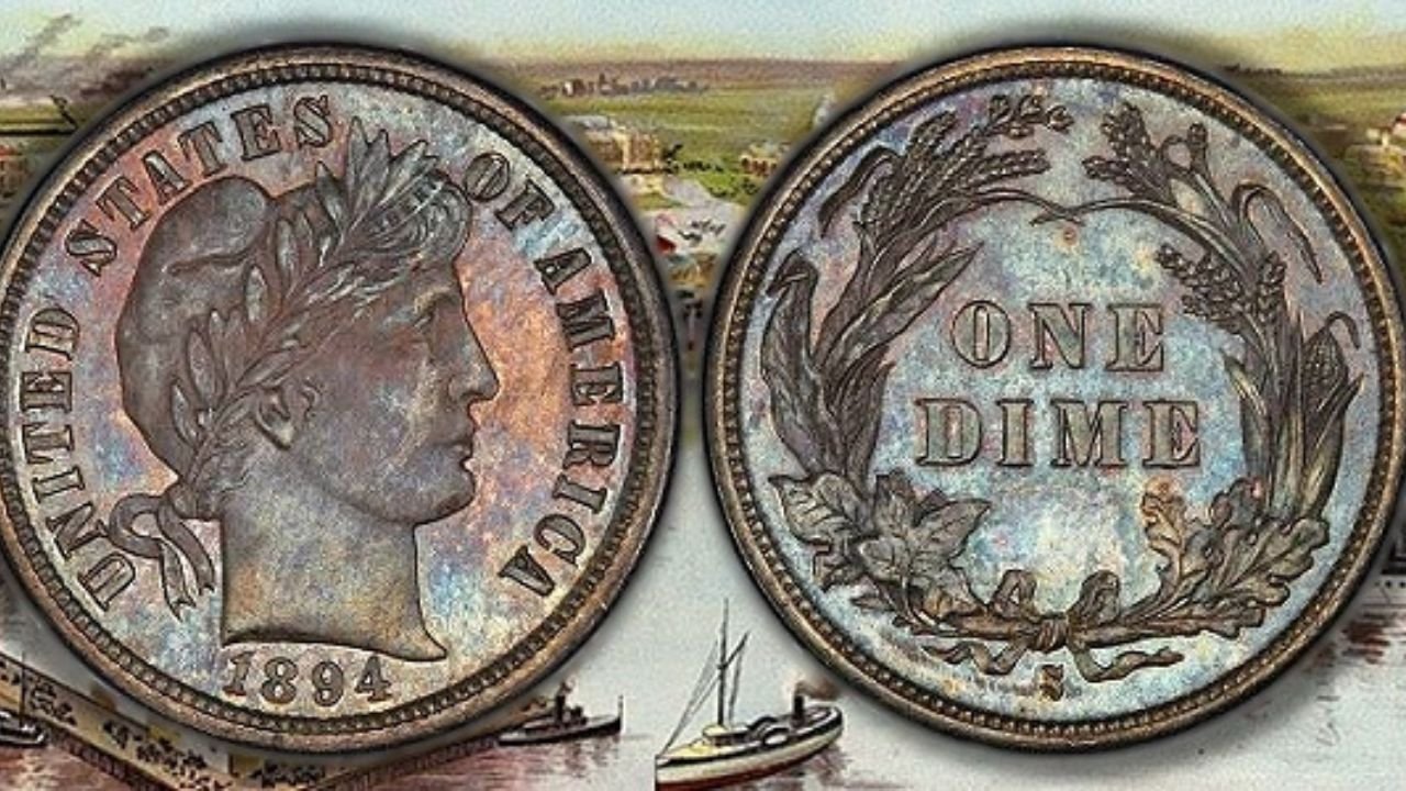 1894 S Barber Dime: