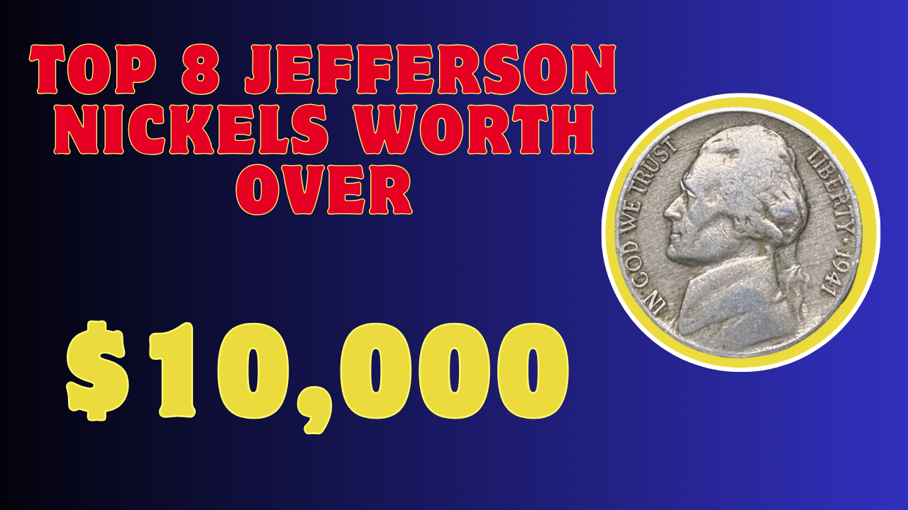 Top 8 Jefferson Nickels Worth Over $10,000